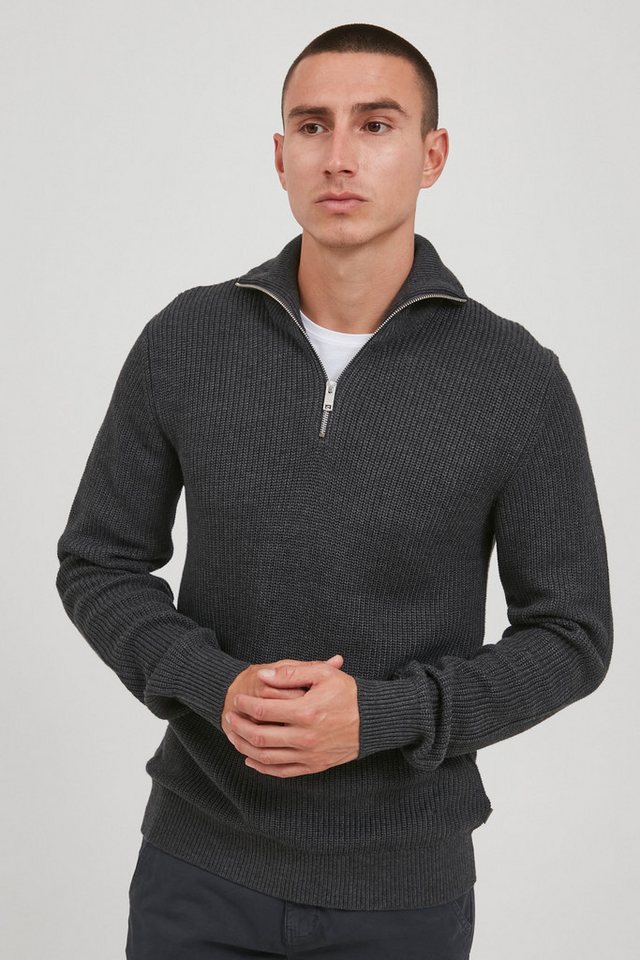 !Solid Troyer SDPaparazzi 21105111 Strickpullover mit hochschließendem Kragen von !Solid