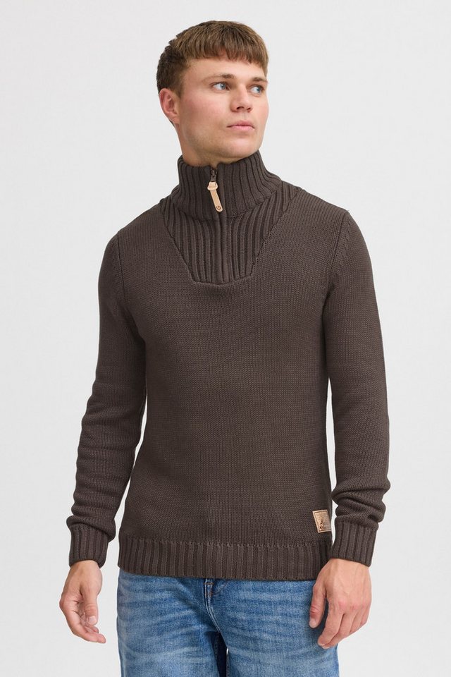 !Solid Troyer SDPetro Strickpulli mit hochabschließendem Kragen von !Solid