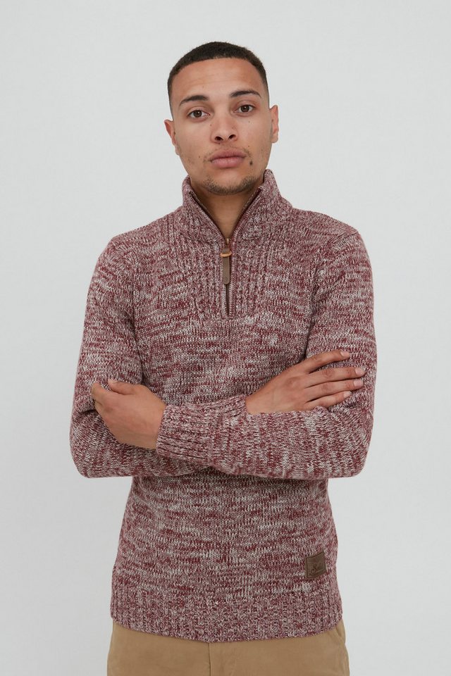 !Solid Troyer SDPhilostrate Strickpulli in Melange-Optik von !Solid