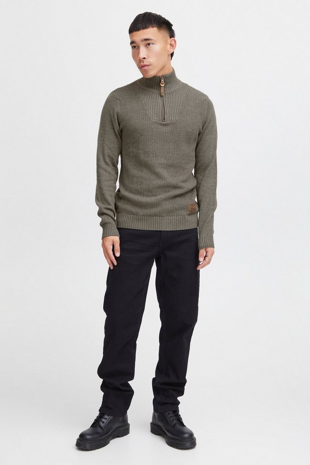 !Solid Troyer SDTommy Strickpulli mit hochabschließendem Kragen von !Solid