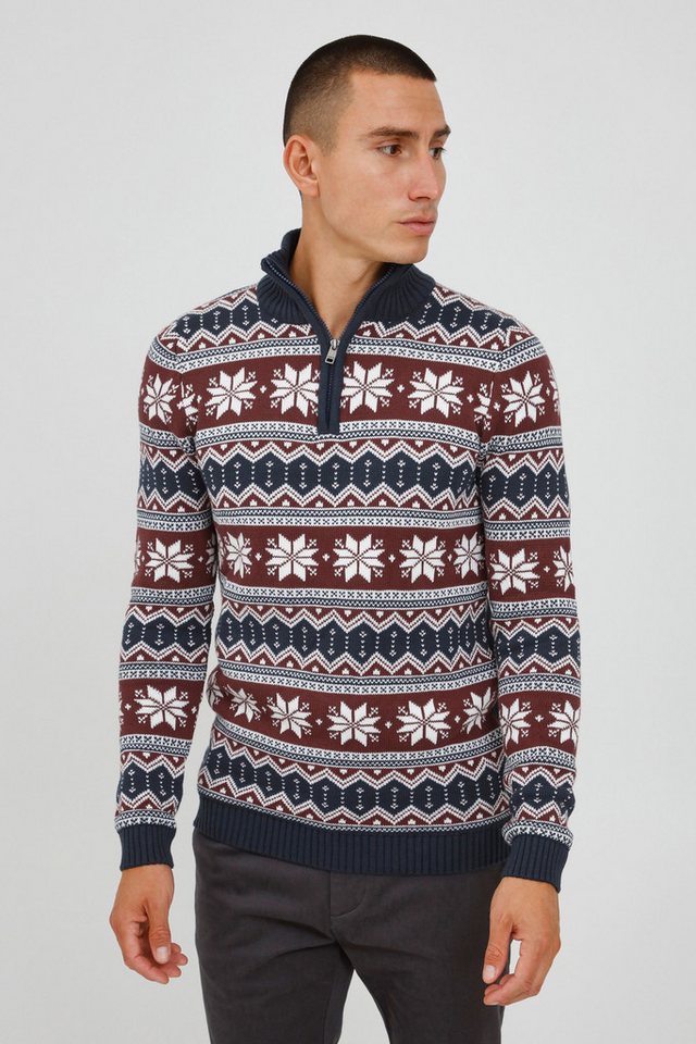 !Solid Troyer SDWinoldo Troyer mit Weihnachts-Strickmuster von !Solid