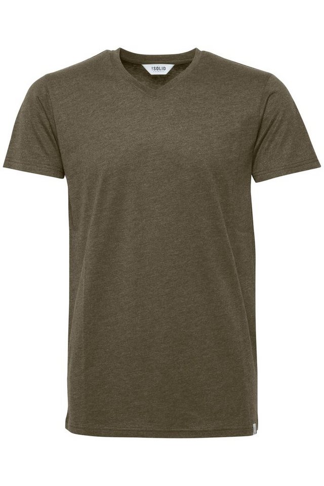 !Solid V-Shirt SDBedo Kurzarmshirt mit Melange Effekt von !Solid