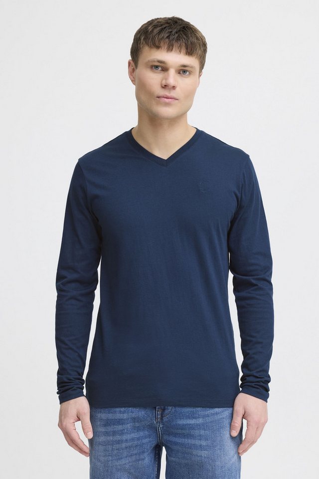 !Solid V-Shirt SDODIFAN Klassischer Langarmpullover von !Solid