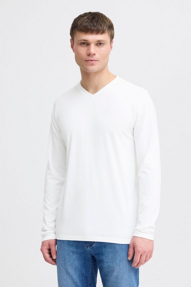 !Solid V-Shirt SDODIFAN Klassischer Langarmpullover von !Solid