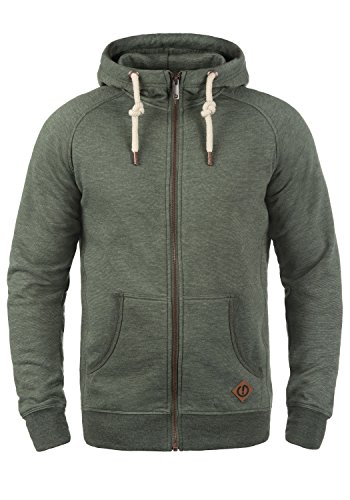 !SOLID SDVitu Zip-Hoodie Herren Sweatjacke Kapuzenjacke Hoodie mit Kapuze und Reißverschluss, Größe:S, Farbe:Climb Ivy Melange (8785) von !Solid