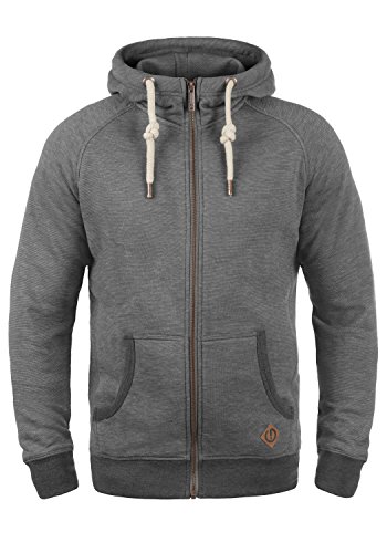 !SOLID SDVitu Zip-Hoodie Herren Sweatjacke Kapuzenjacke Hoodie mit Kapuze und Reißverschluss, Größe:XXL, Farbe:Grey Melange (8236) von !Solid