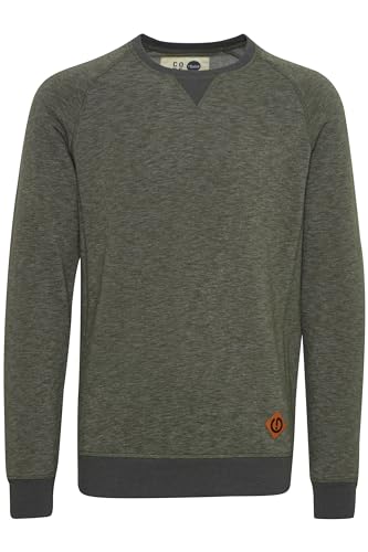 Solid VituNeck Herren Sweatshirt Pullover Pulli Mit Rundhalsausschnitt, Größe:3XL, Farbe:Climb Ivy Melange (8785) von Solid