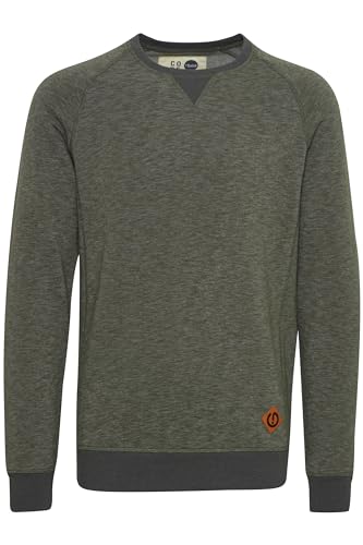 !Solid SDVituNeck Herren Sweatshirt Pullover Sweater mit Rundhalsausschnitt Baumwollmischung Regular fit, Größe:L, Farbe:Climb Ivy Melange (8785) von !Solid