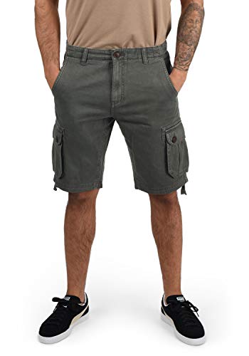 !Solid Vizela Herren Cargo Shorts Bermuda Kurze Hose Aus 100% Baumwolle Regular Fit, Größe:L, Farbe:Dark Grey (2890) von !Solid