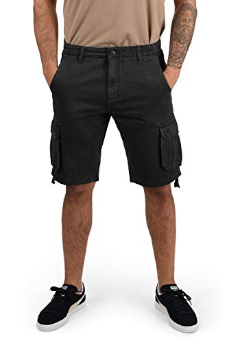 !Solid Vizela Herren Cargo Shorts Bermuda Kurze Hose Aus 100% Baumwolle Regular Fit, Größe:M, Farbe:Black (9000) von !Solid