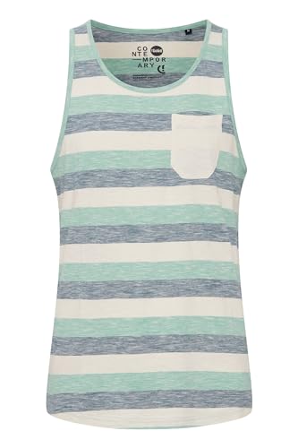 Solid Whicco Herren Tank Top Mit Rundhalsausschnitt Aus 100% Baumwolle Regular Fit, Größe:M, Farbe:Creme de Menthe (3017) von Solid