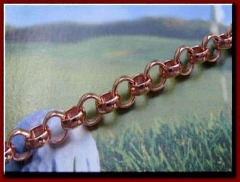 Massive Kupfer Halskette Leichtes Design Mit Karabinerverschluss von SolidCopperJewelry