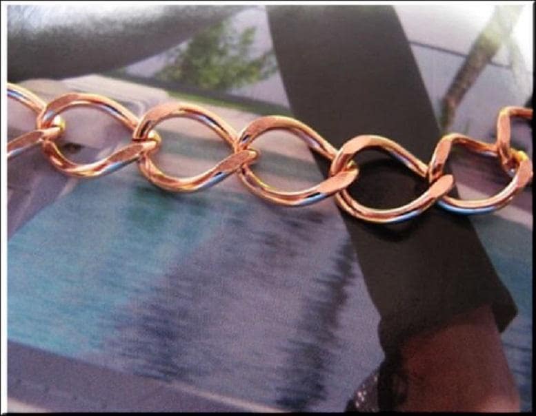 Massive Kupferkette Fußkettchen Hergestellt in Den Usa, Einstellbare Länge von SolidCopperJewelry