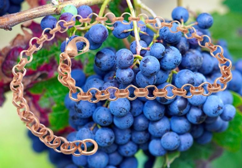 Massives Kupfer Fußkettchen Leichte Kette, in Den Usa Hergestellt von SolidCopperJewelry