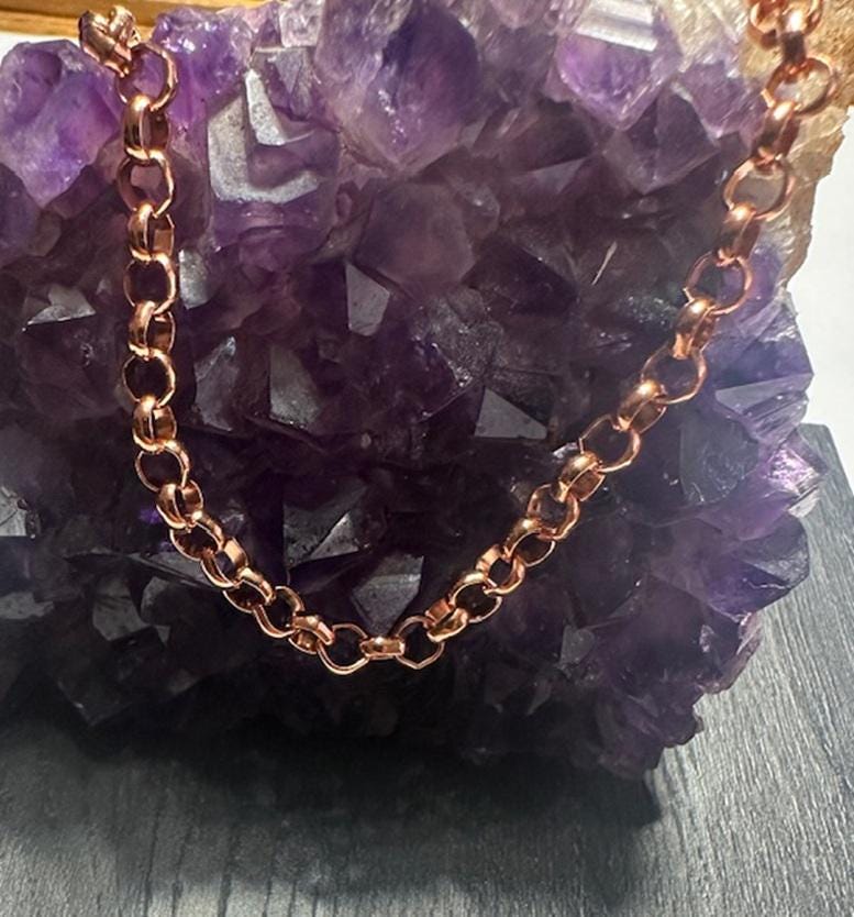 Massives Kupfer Fußkettchen Leichtes Design, Hergestellt in Den Usa von SolidCopperJewelry