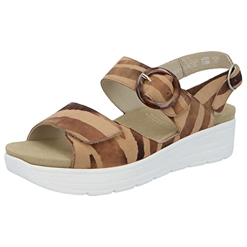 Solidus 48022 Greta - Weite G ZEBRA camel Gr. 41 von Solidus