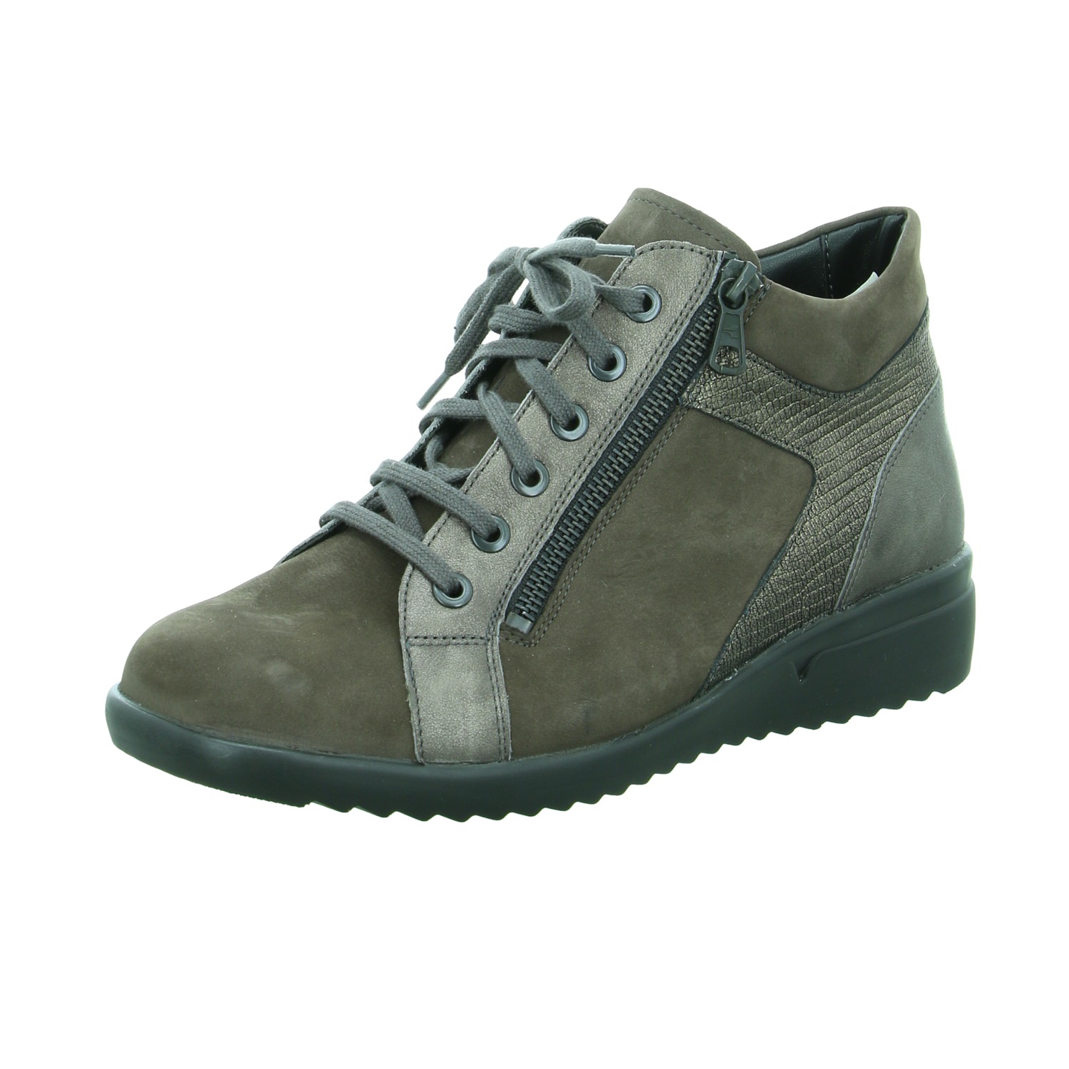 female Schnür-Stiefeletten taupe Maren 38,5 von Solidus