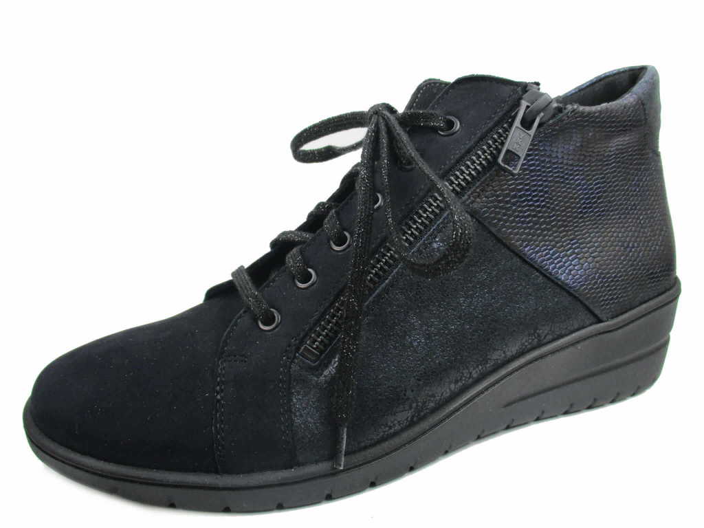 female Stiefeletten blau Helia 39 von Solidus