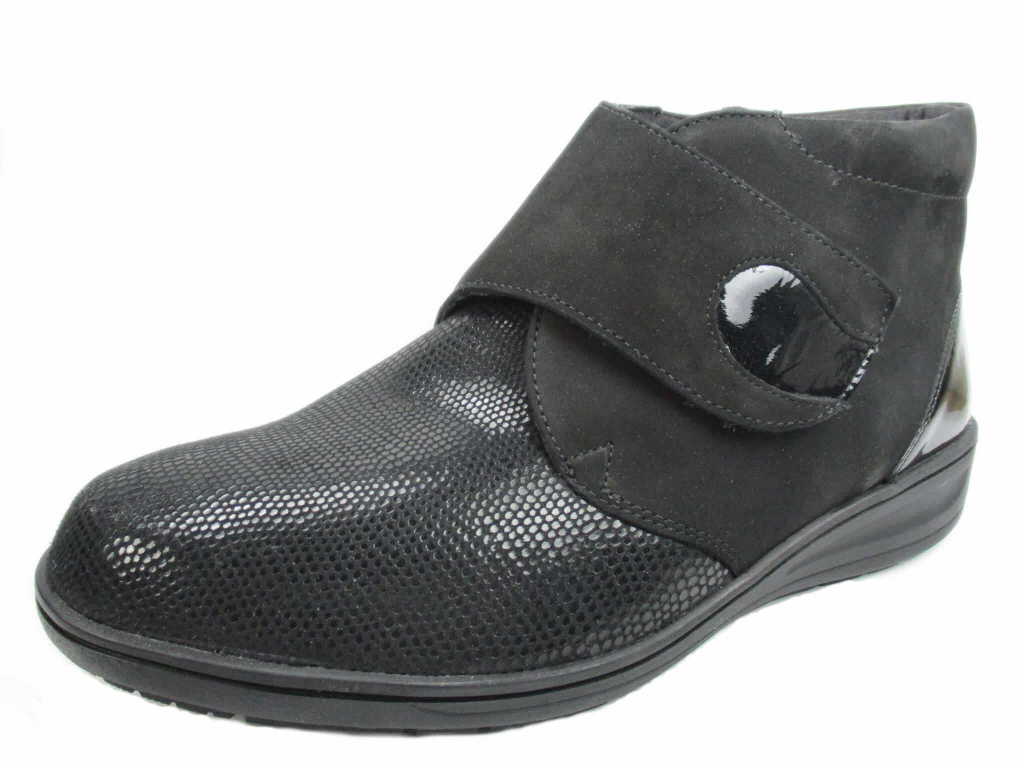 female Stiefeletten schwarz Kate FLEXIBLE/NUBUK/PERLL schw 37 von Solidus