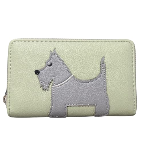 Solis Accessories Scottie Dog Geldbörse mit umlaufendem Reißverschluss - Damen Kunstleder Concertina Geldbörse mit Kartenfächern, Münzfach & Trennwand - Westie Design - 16 x 10 x 2,5 cm, pistazie, 16 Solis Accessories Scottie Dog Geldbörse mit umlaufendem Reißverschluss - Damen Kunstleder Concertina Geldbörse mit Kartenfächern, Münzfach & Trennwand - Westie Design - 16 x 10 x 2,5 cm, pistazie, 16 von Solis Accessories