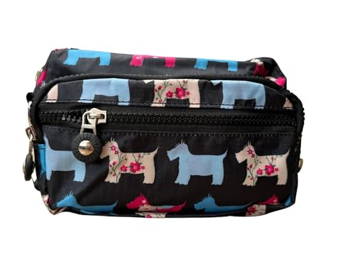 Solis Accessories Scotty Dog Print Kamera Crossbody Tasche, 20 x 14 x 6 cm, 3 Reißverschlusstaschen, verstellbarer Riemen, Schwarz , 20 x 14 x 6 Centimeters Solis Accessories Scotty Dog Print Kamera Crossbody Tasche, 20 x 14 x 6 cm, 3 Reißverschlusstaschen, verstellbarer Riemen, Schwarz , 20 x 14 x 6 Centimeters von Solis Accessories