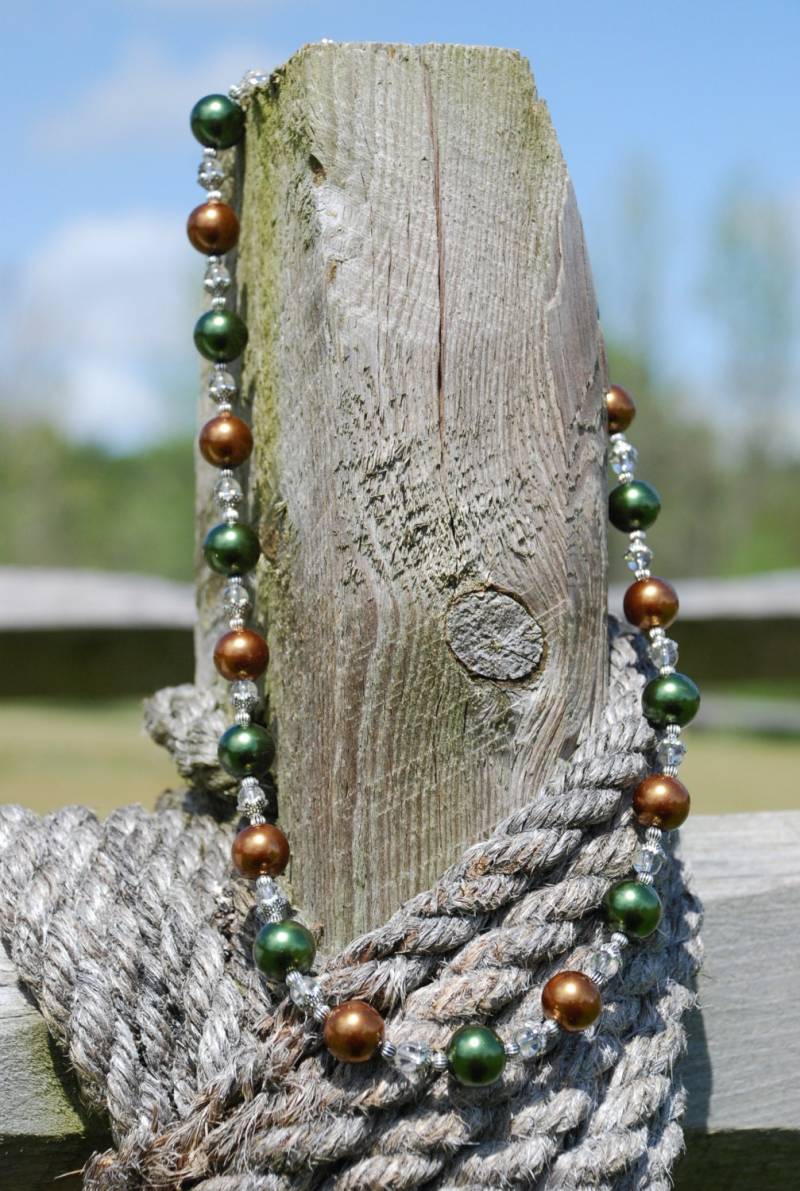 Westlichen Rodeo Cowgirl Handgefertigte Artisan Halskette - Lange Rustikale Perlen Westlichen Rodeo Cowgirl Handgefertigte Artisan Halskette - Lange Rustikale Perlen von SolisOccasusBling