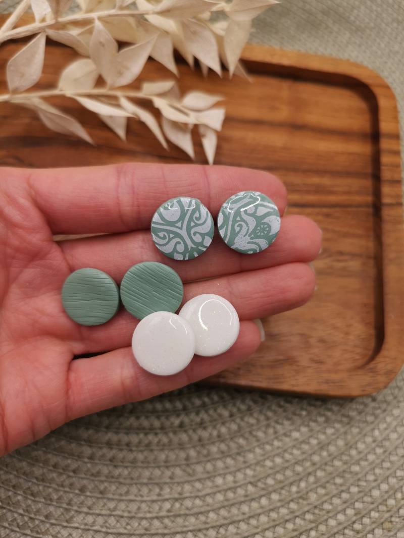 Ohrstecker | Fimoohrringe Leichte Ohrringe Bunte Ohrschmuck Geschenkidee von SoliveClay