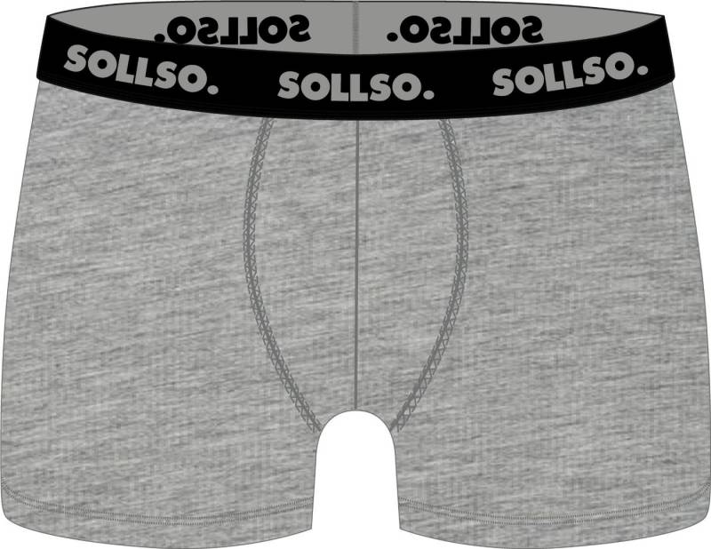 Sollso. Boxershorts Boxershort Sollso. (3er Pack) hergestellt aus atmungsaktiver Bambus-Viskose von Sollso.