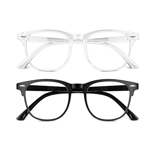 Blaulichtfilter Brille Herren und Damen Satz 2 | blaulichtfilter BRILLE damen | Blue Light Glasses | Blaulicht brille | Blaufilter BriLLE Herren | Blaufilter Brille Damen | BriLLE Mit Blaulichtfilter von Solmoon