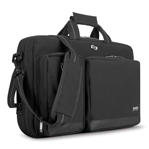 Solo New York Unisex-Erwachsene Duane Hybrid Briefcase Aktentasche, Schwarz von Solo New York