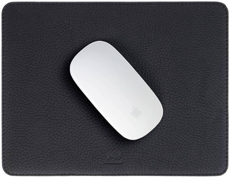 Solo Pelle Geldbörse Hochwertiges Leder Mousepad 26x20 cm - Mauspad aus echtem Leder, Mauspad aus echtem europäischem Leder von Solo Pelle