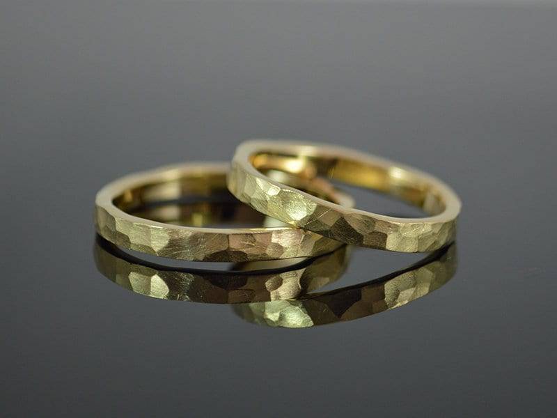 Partnerringe/Trauringe " Martello Slim" 750Er Gold von Solo1Unikatschmuck