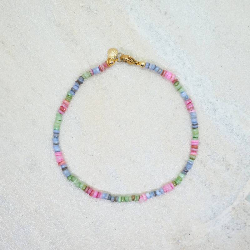 Capri Fußkettchen Bunt, Farbenfroh, Sommer, Style, Spaß, Gute Laune von SoloIoStudio