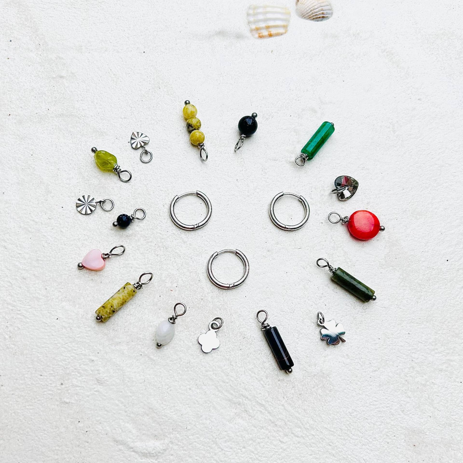 Your Own Ohrring Silver Du Hast Die Wahl, Sehr Schön Als Geschenk, Auch Für Dich Selbst, Verschiedene Anhänger, Zeitlos, Elegant, Nickelfrei von SoloIoStudio