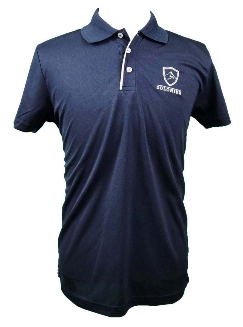 Solohike Men Sports Polo Shirt, French Navy von SolohikeEurope