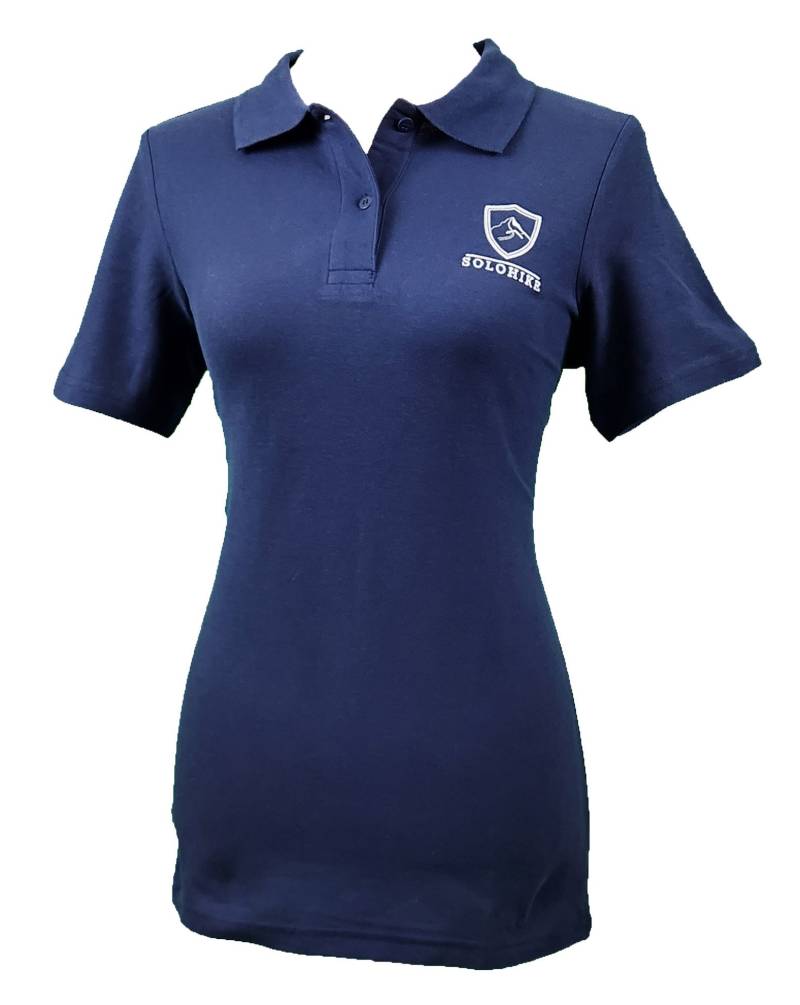 Solohike Short Sleeve Polo For Women, Navy Blue Und Black Opal Solohike Short Sleeve Polo For Women, Navy Blue Und Black Opal von SolohikeEurope