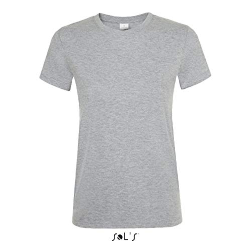 SOL´S Regent Women T-Shirt, Größe:L, Farbe:Grey Melange von SOL'S