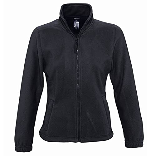 SOLS Damen North Fleece-Jacke mit durchgehendem Reißverschluss (Large) (Dunkelbraun) L,Dunkelbraun von SOL'S