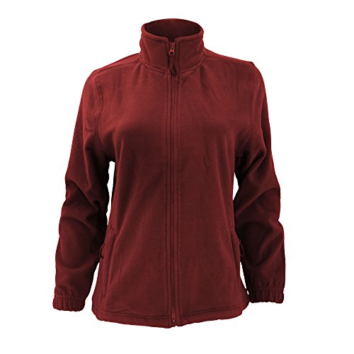 SOLS Damen North Fleece-Jacke mit durchgehendem Reißverschluss (Medium) (Rot) M,Rot von SOL'S