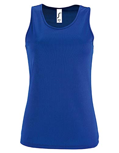 SOLS Damen Tank Top Womens Sports Sporty 02117 Royal Blue M von SOL'S