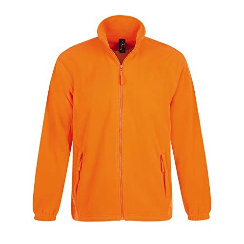 Sols Herren Outdoor Fleece Jacke North (Medium) (Orange) von SOL'S