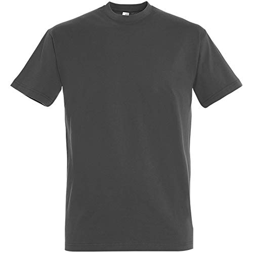 Sols Imperial – Herren-T-Shirt mit kurzen Ärmeln, dunkelgrau, L von SOL'S