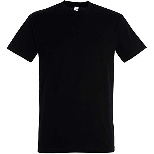 Sols Imperial – Herren-T-Shirt mit kurzen Ärmeln, Schwarz , S von SOL'S