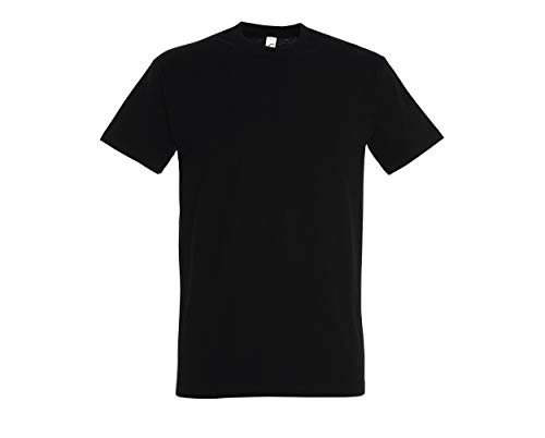 Sols 12er Pack s Imperial T-Shirts Übergrößen XS bis 5XL (L, Schwarz) von Sols