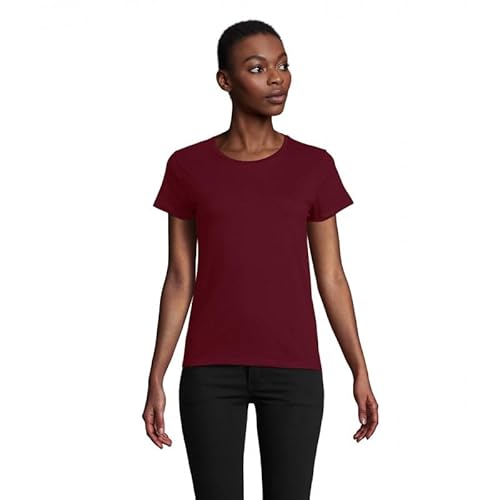 SOLS Damen Sol's Crusader T-Shirt, Burgunderrot, M von SOL'S