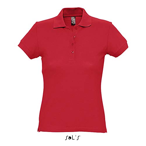 Sols Damen Sol's Passion Poloshirt, rot, XXL von SOL'S