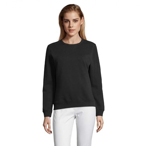 Sols Damen Sol's Sully Women Sweatshirt, Schwarz, L von SOL'S