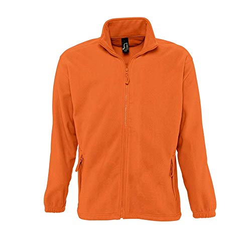 Sols - Fleecejacke 'North' bis Größe 5XL 3XL,Orange von Sols