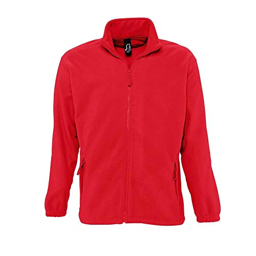 Sols - Fleecejacke 'North' bis Größe 5XL L,Red von Sols