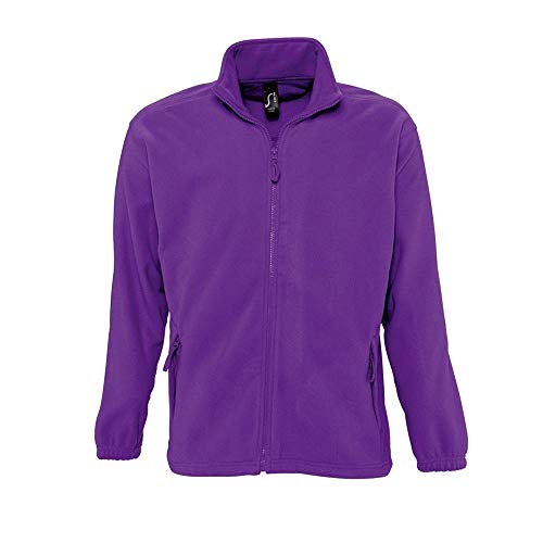 Sols - Fleecejacke 'North' bis Größe 5XL XXL,Dark Purple von Sols